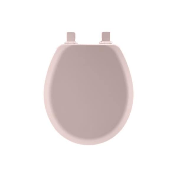 Bemis Mfg.. PNK RND WD Toilet Seat 41EC 023 Zoro